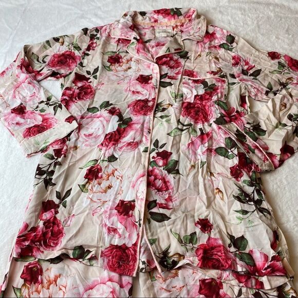 Next Floral 2 Piece PJ Set Size 8L - Picture 6 of 13